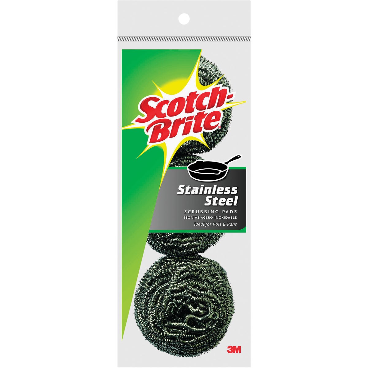 Scotch-Brite Stainless Steel Scouring Pad (3-Count)