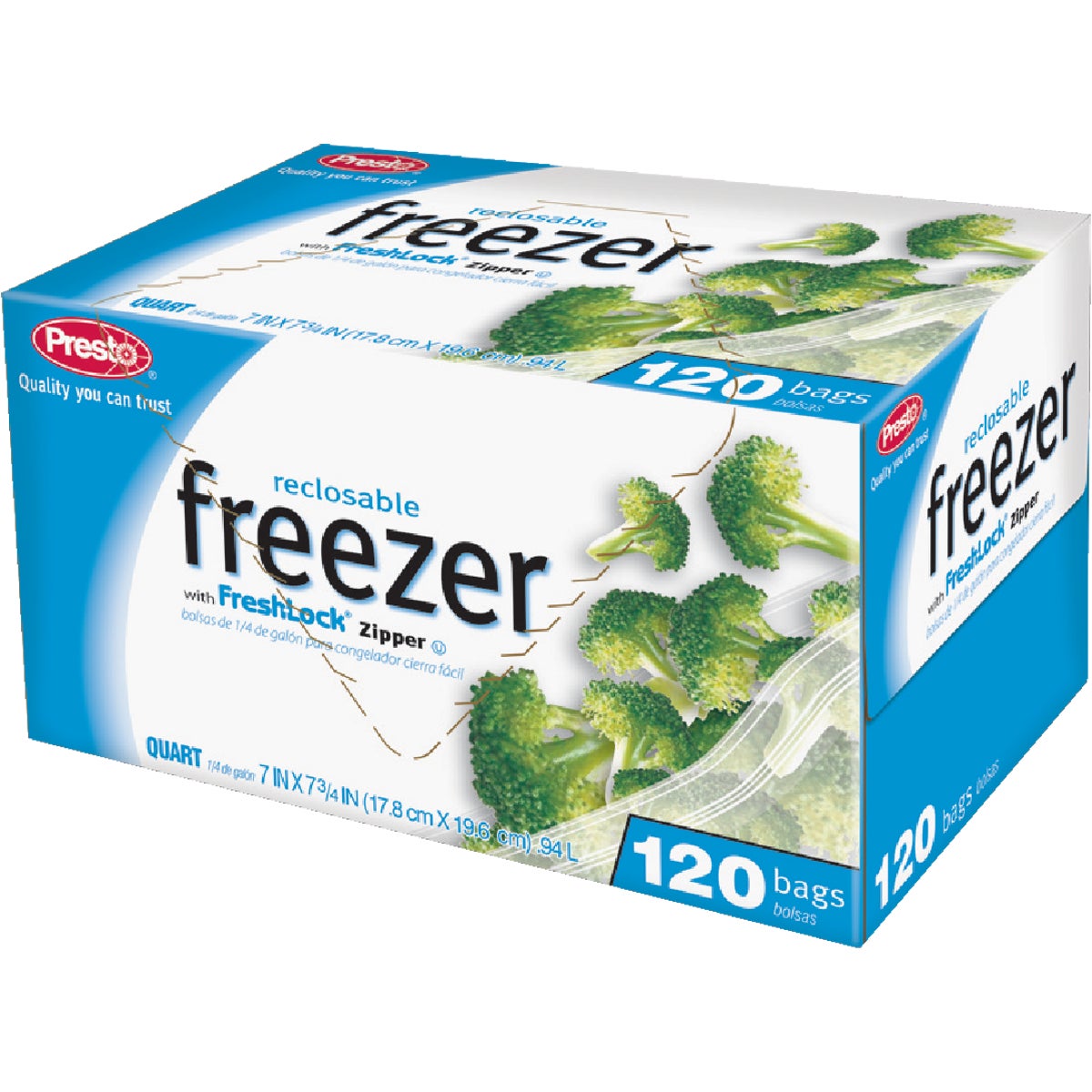 Presto 1 Qt. Reclosable Freezer Bag (120 Count)