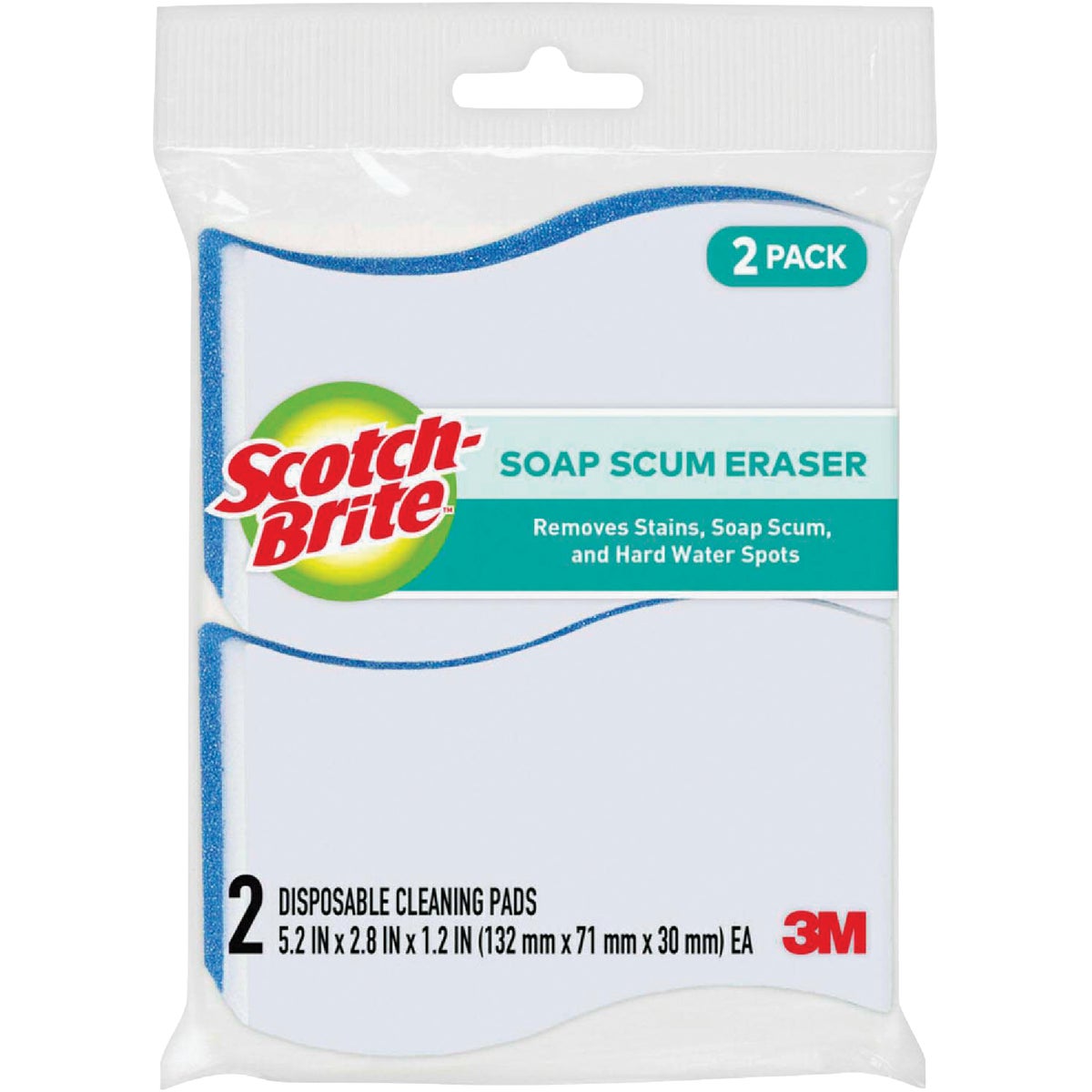 Scotch-Brite Soap Scum Eraser Cleansing Pad (2-Count)
