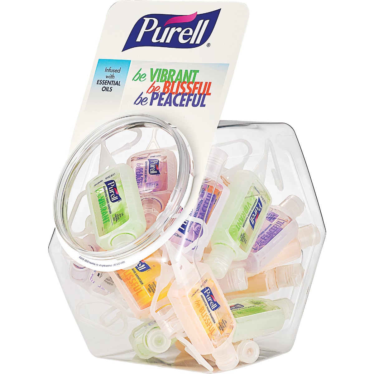 Purell 1 Oz. Advanced Hand Sanitizer Gel Infused with Essential Oils Flip-Cap Bottle