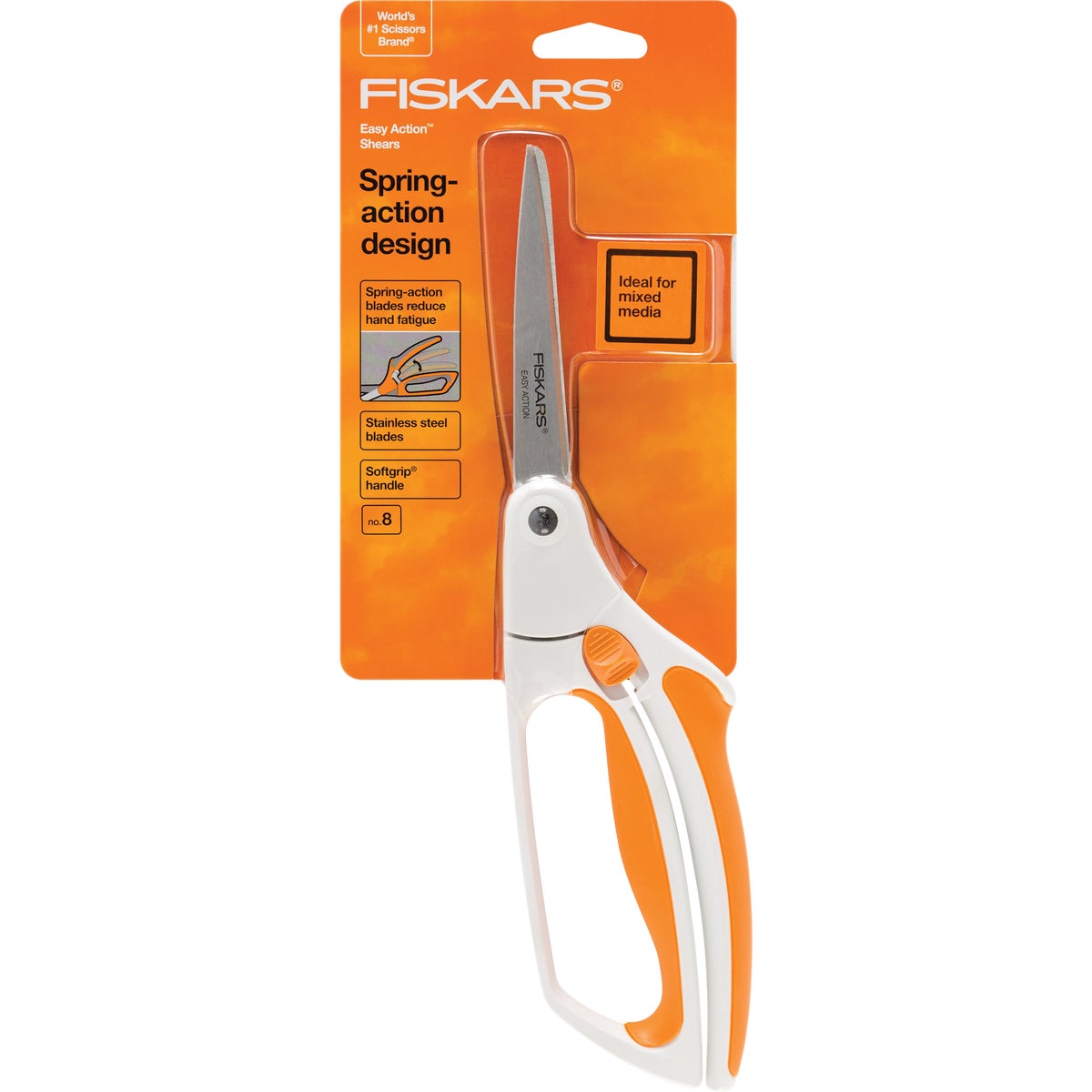 Fiskars 10 In. Multipurpose Stainless Steel Scissors