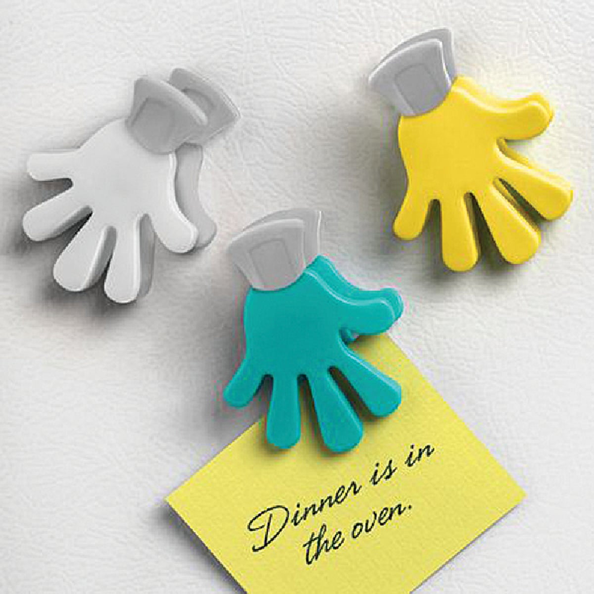 Spectrum Handi Hand- Shape Magnetic Clips (3-Pack)