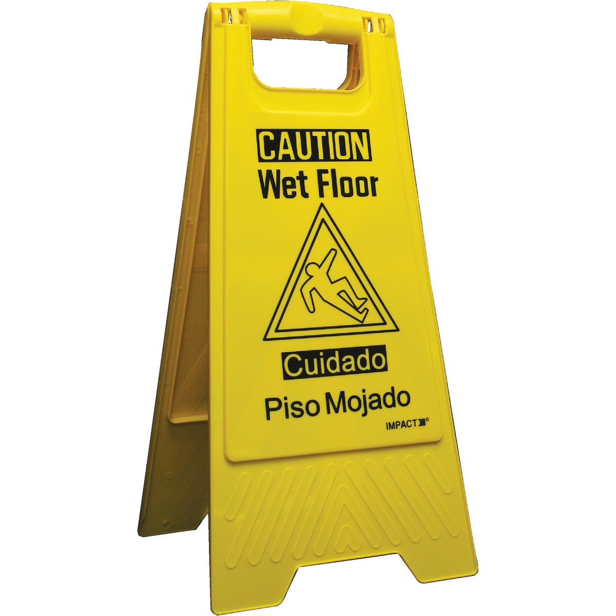 Impact Caution Wet Floor Sign