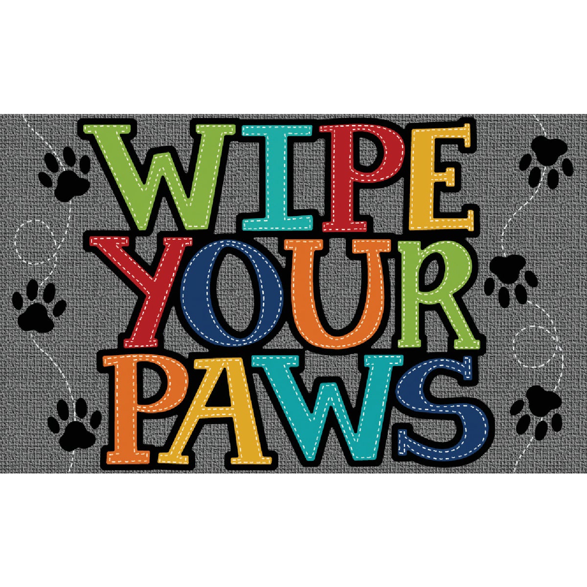 Mohawk Home 18 In. x 30 In. Wipe Paw Stitch Door Mat