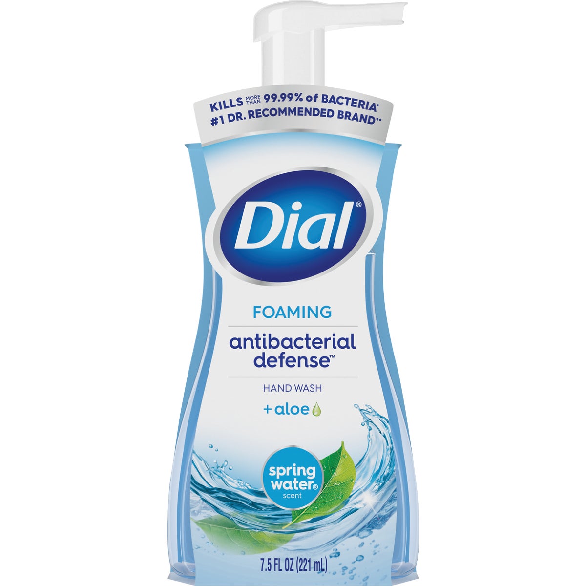 Dial Complete 7.5 Oz. Spring Water Antibacterial Foaming Hand Soap