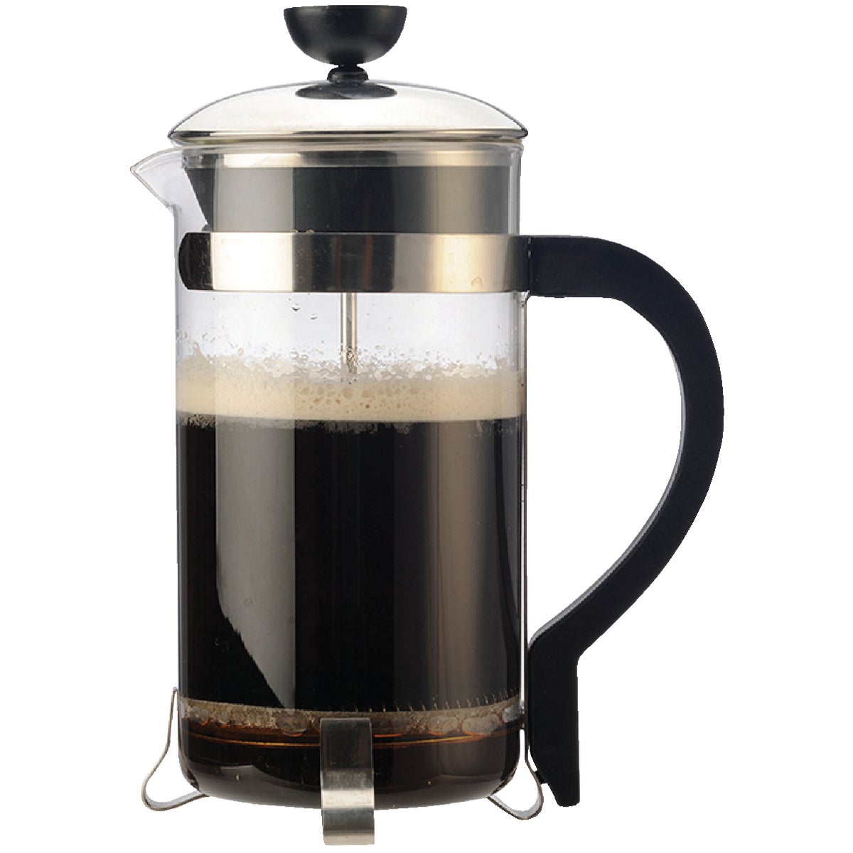 Primula 8 Cup Chrome Coffee Press Manual Coffee Maker