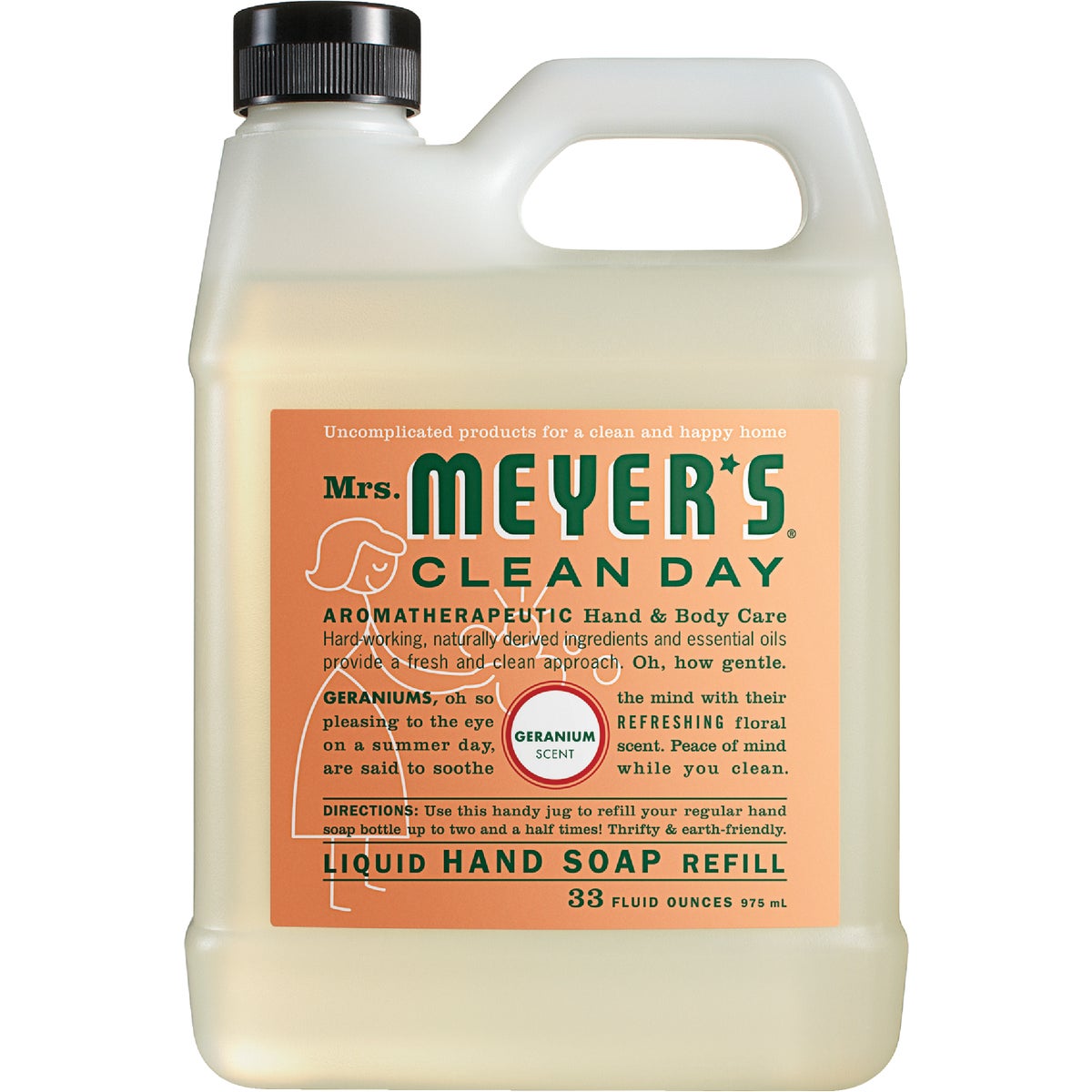 Mrs. Meyer's Clean Day 33 Oz. Geranium Liquid Hand Soap Refill