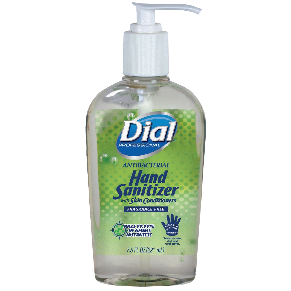 Dial 7.5 Oz. Fragrance Free Hand Sanitizer