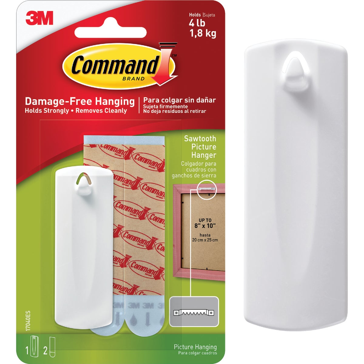 3M Command Sawtooth Adhesive Picture Hanger