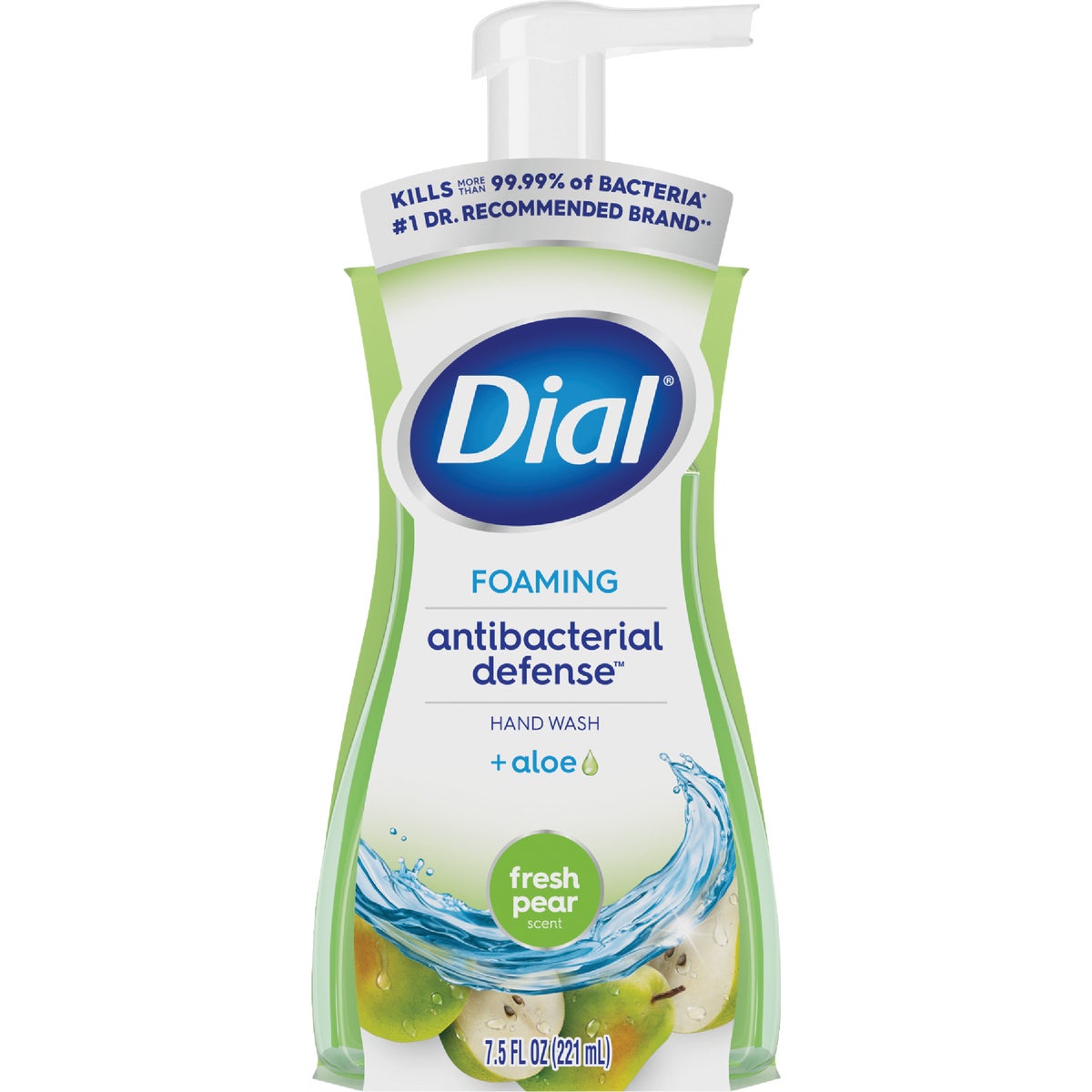 Dial Complete 7.5 Oz. Pear Antibacterial Foaming Hand Soap