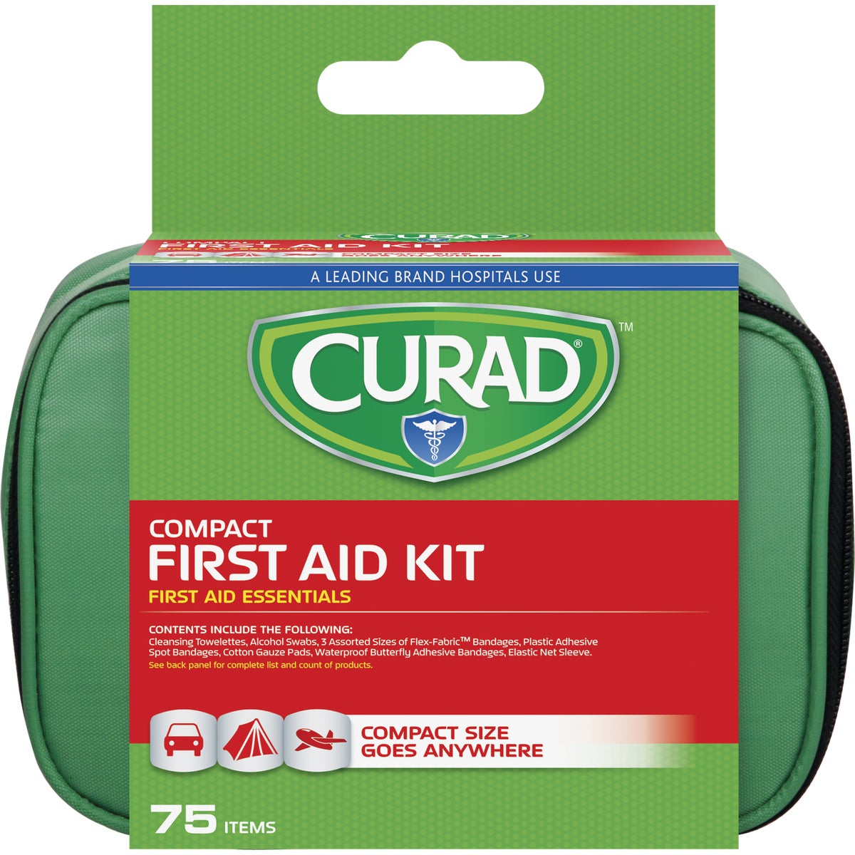 Curad Compact First Aid Kit (75-Piece)