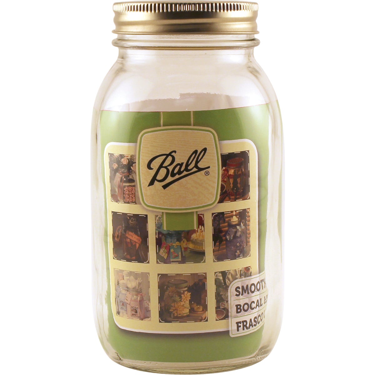 Ball 1 Qt. Regular Mouth Smooth-Sided Jar