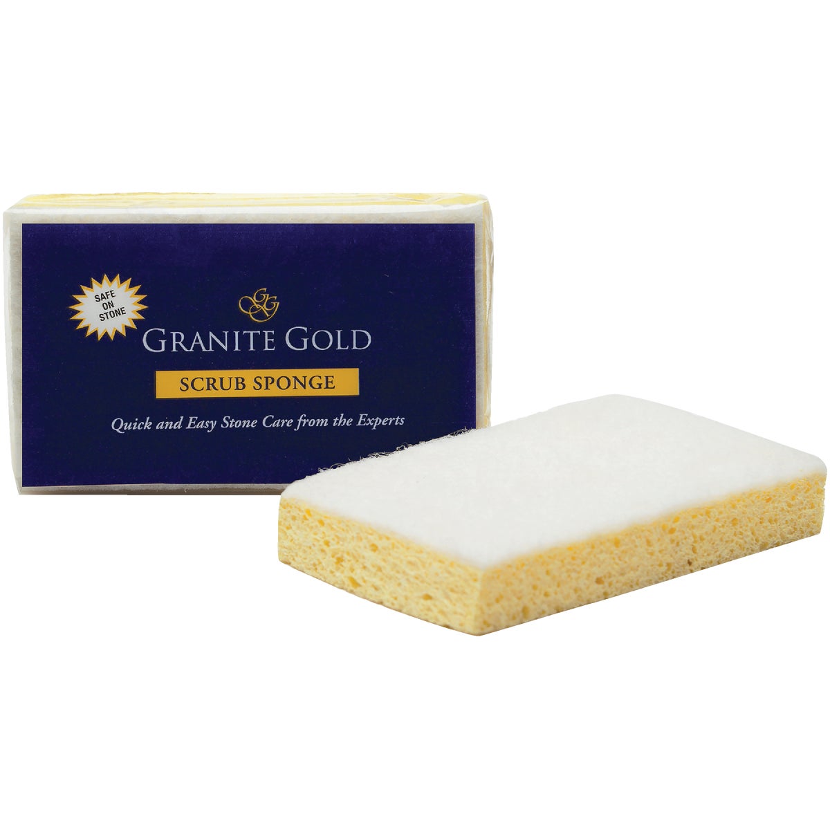 Granite Gold 4.875 In. x 3 In. Yellow Scrub Sponge