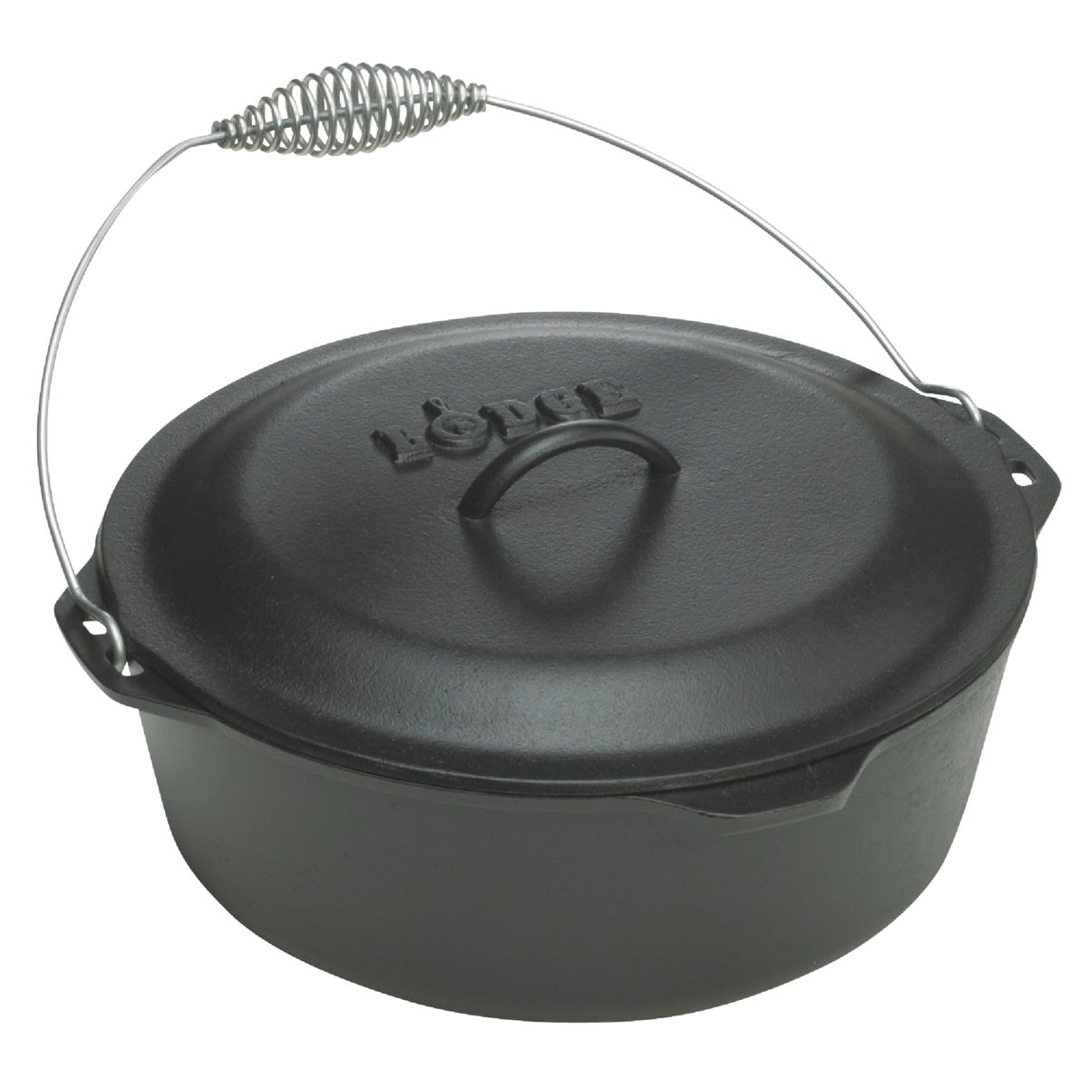 Lodge Cast Iron Dutch Oven With Iron Cover