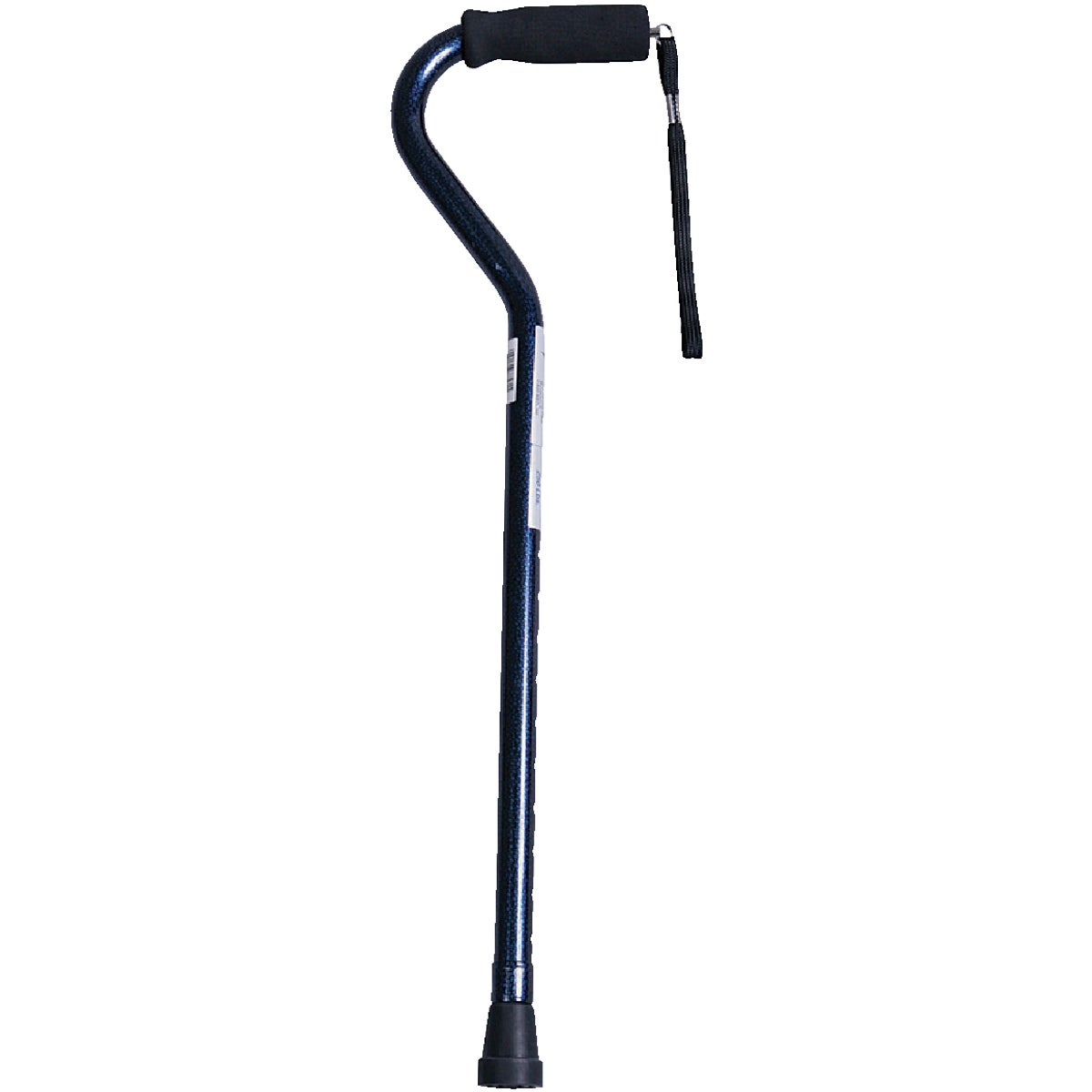 Medline Blue Aluminum Offset Handle Cane