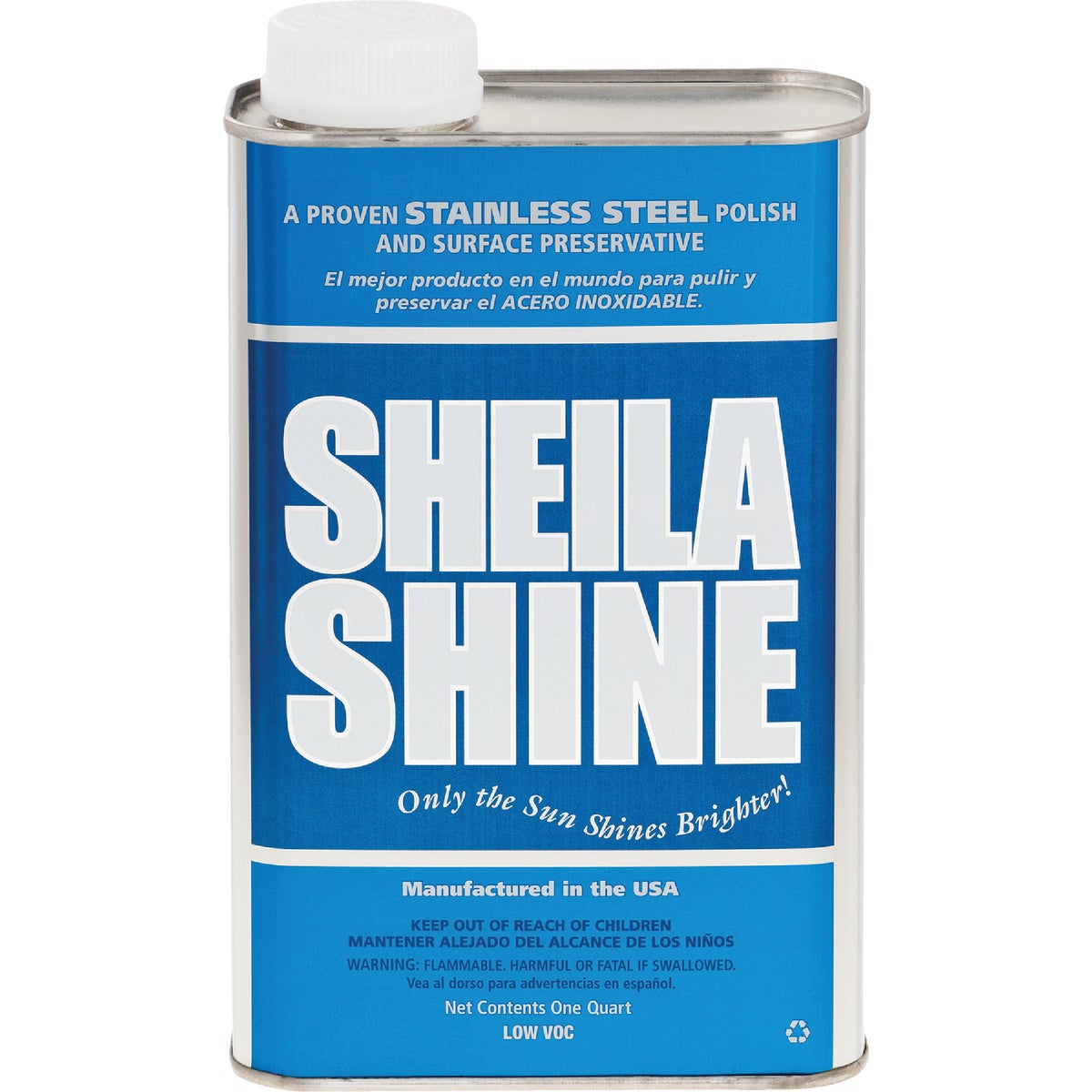 Sheila Shine 1 Qt. Low VOC Stainless Steel Cleaner, Polish & Surface Preservative