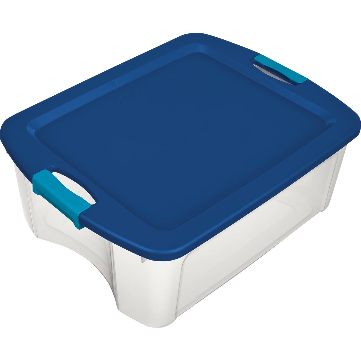 Sterilite 12 Gal. Blue Latch & Carry Storage Tote