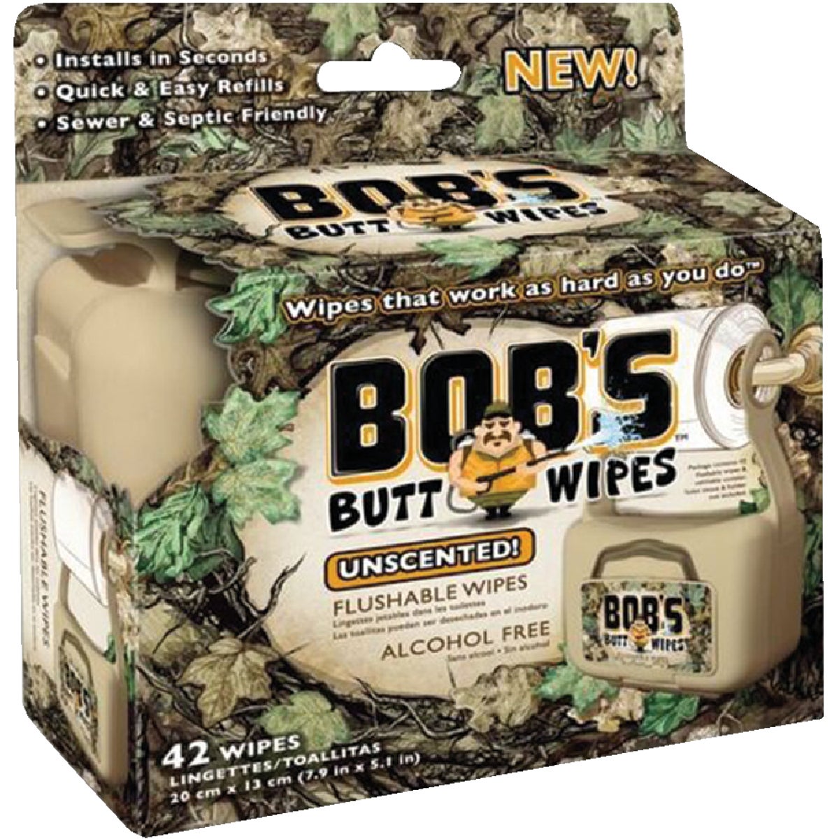 Sterling Bob's Butt Wipes Hanging Dispenser