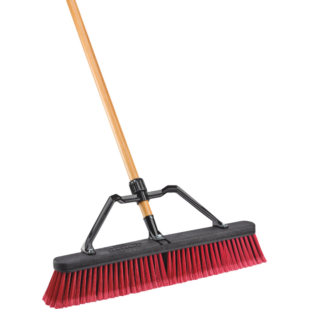 Libman 24 In. W. x 65 In. L. Wood Handle Multi-Surface Industrial Push Broom