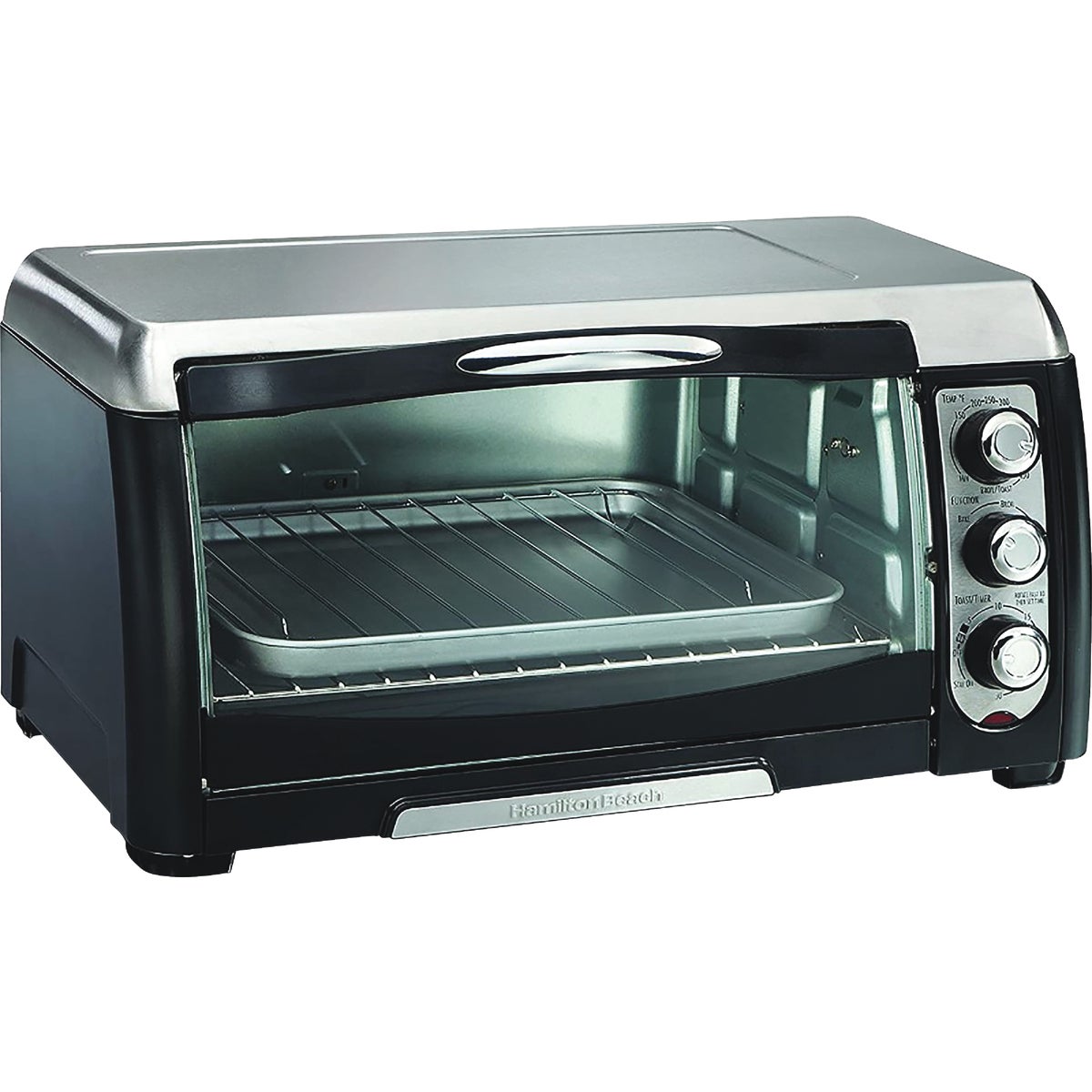 Hamilton Beach 6-Slice Stainless Steel Toaster Oven