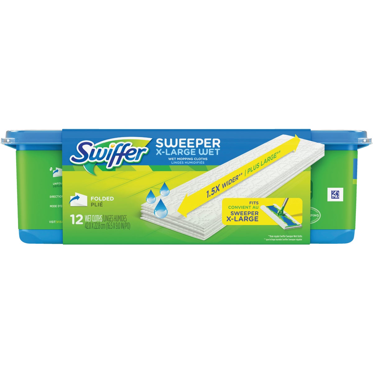 Swiffer Sweeper X-Large Wet Cloth Mop Refill (12-Count)