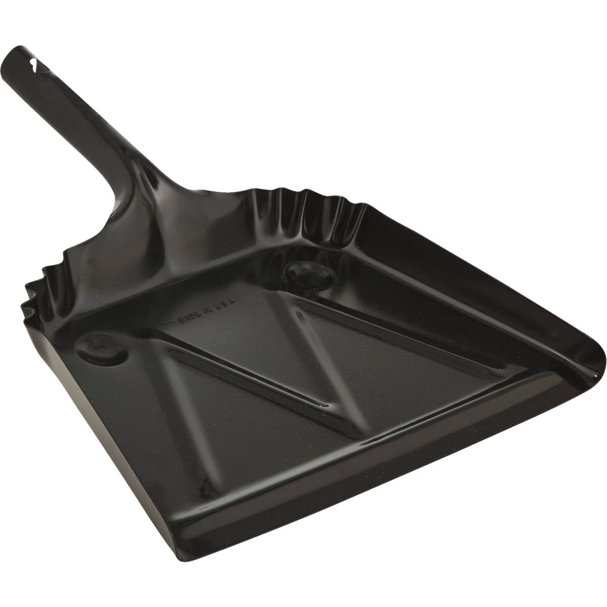 Impact 12 In. Black Steel Heavy-Duty Dust Pan