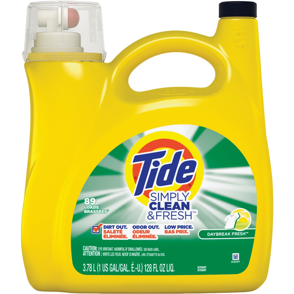 Tide Simply Clean & Fresh 128 Oz. 89 Load High Efficiency Liquid Laundry Detergent