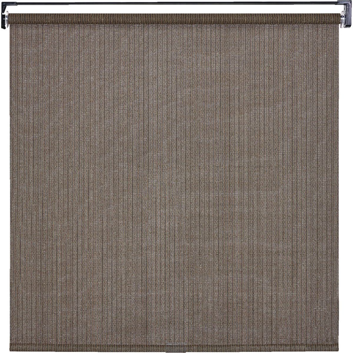 Home Impressions 96 In. x 72 In. Brown Fabric Indoor/Outdoor Cordless Roller Shade