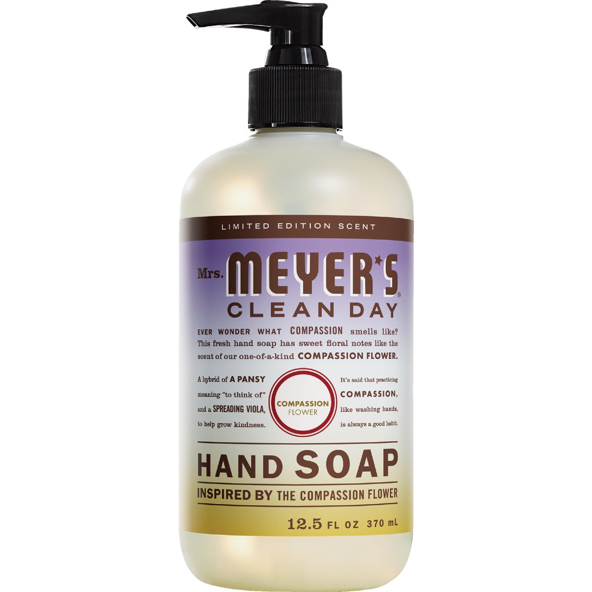 Mrs. Meyer's Clean Day 12.5 Oz. Compassion Flower Liquid Hand Soap
