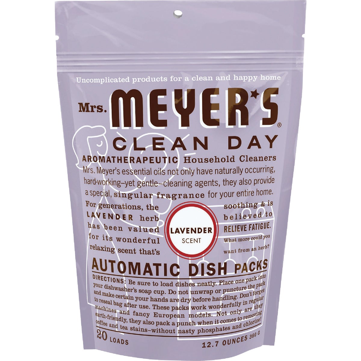 Mrs. Meyer's Lavender Dishwasher Detergent Tabs (20 Count)