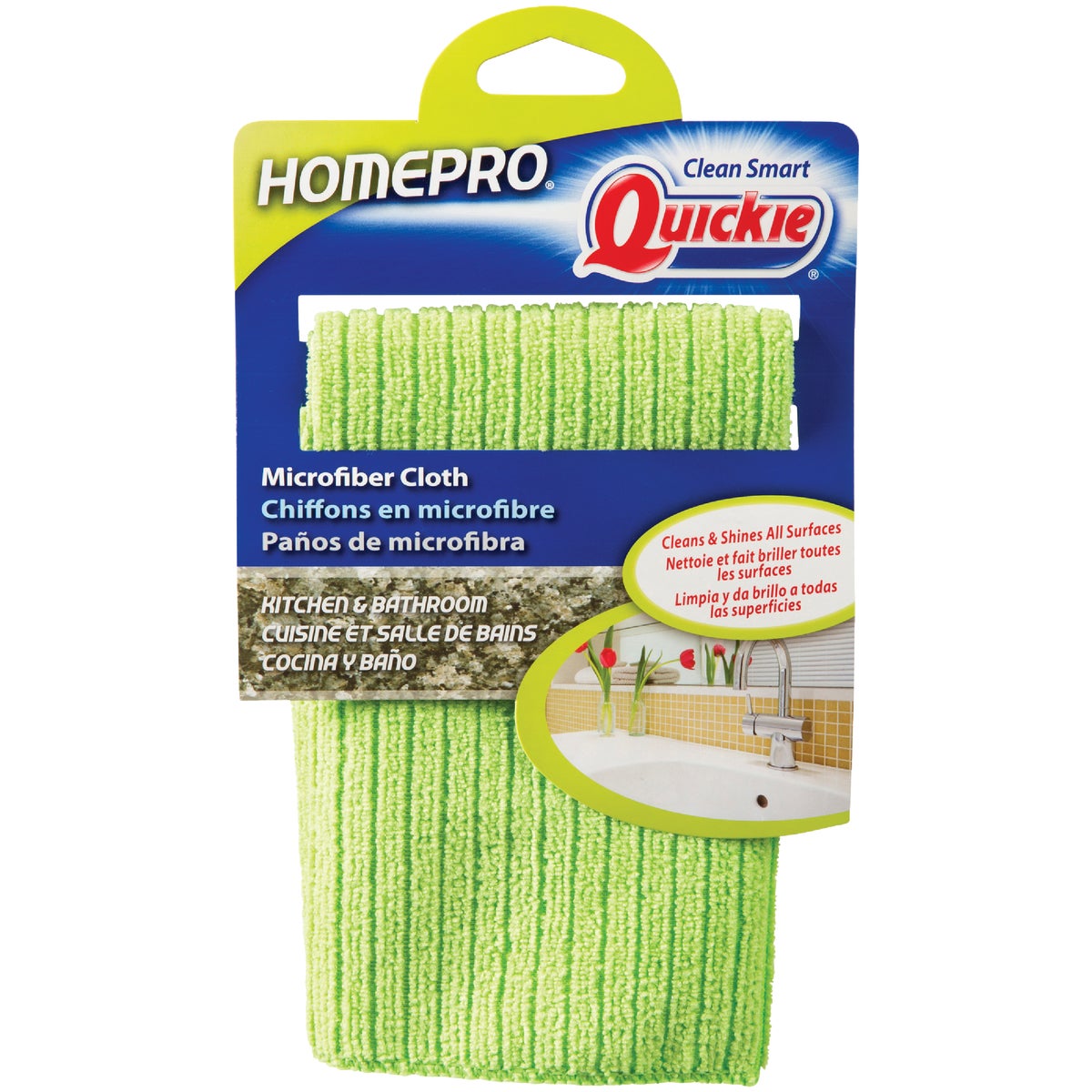 Quickie HomePro 13 In. x 15 In. Kitchen & Bath Microfiber Cleaning Cloth