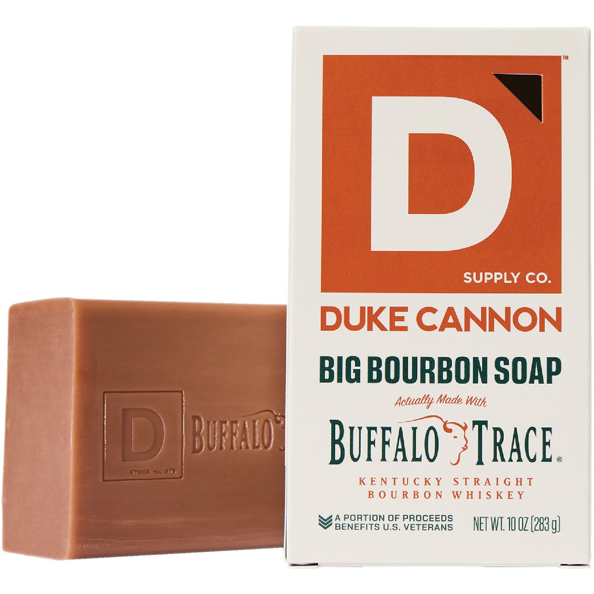 Duke Cannon 10 Oz. Big American Bourbon Oak Barrel Bar Soap