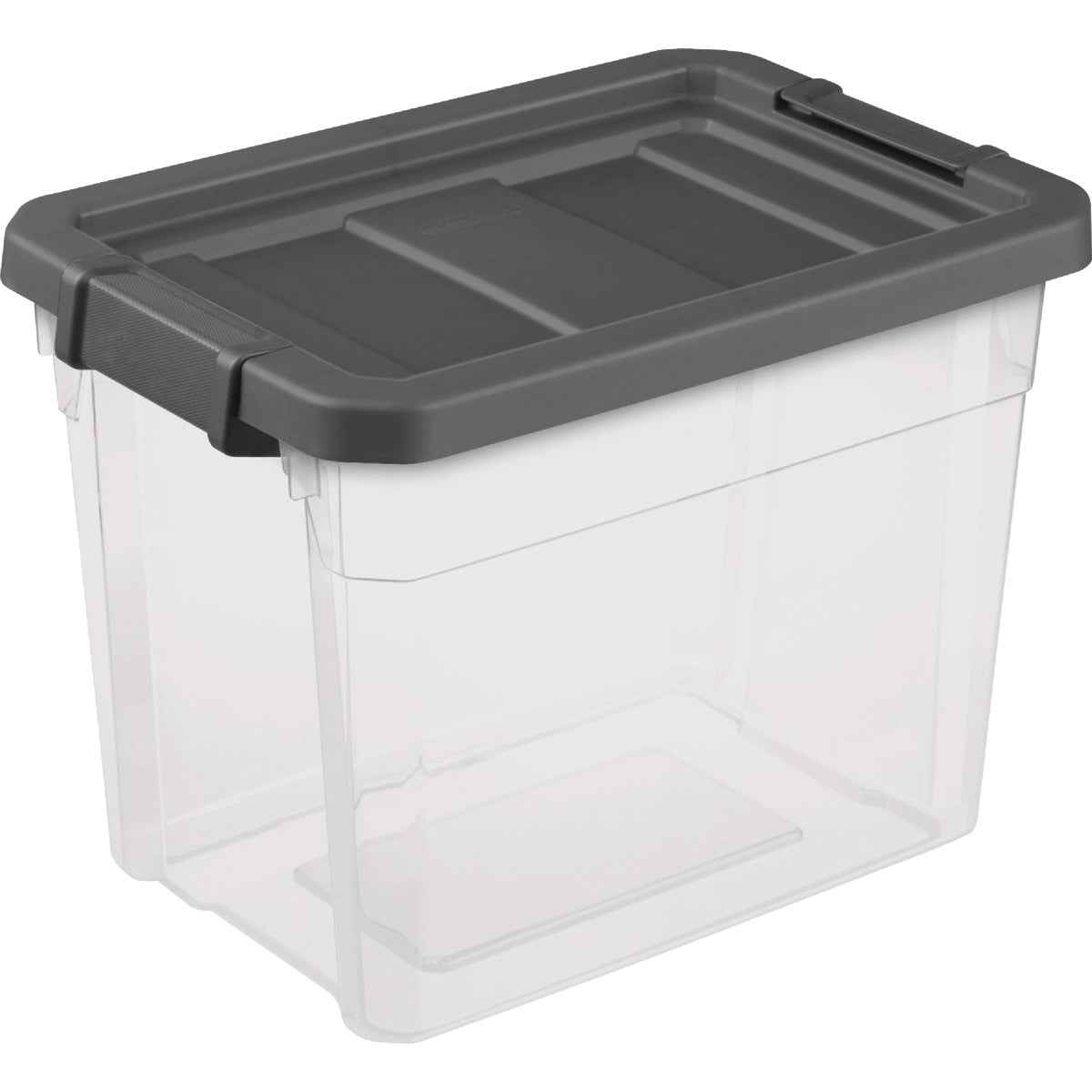 Sterilite 30 Qt./28L Flat Gray Stacker Storage Tote