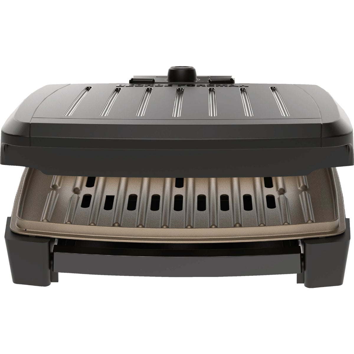 George Foreman 5-Serving Submersible Grill with Black Plates