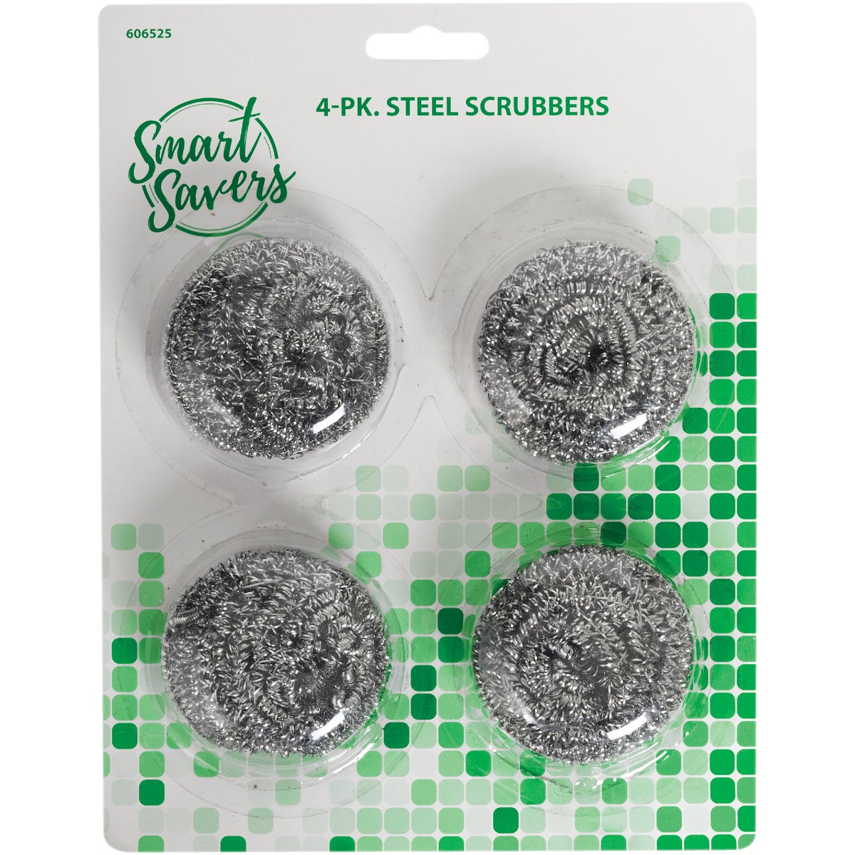 Smart Savers Stainless Steel Scrubber (4-Pack)