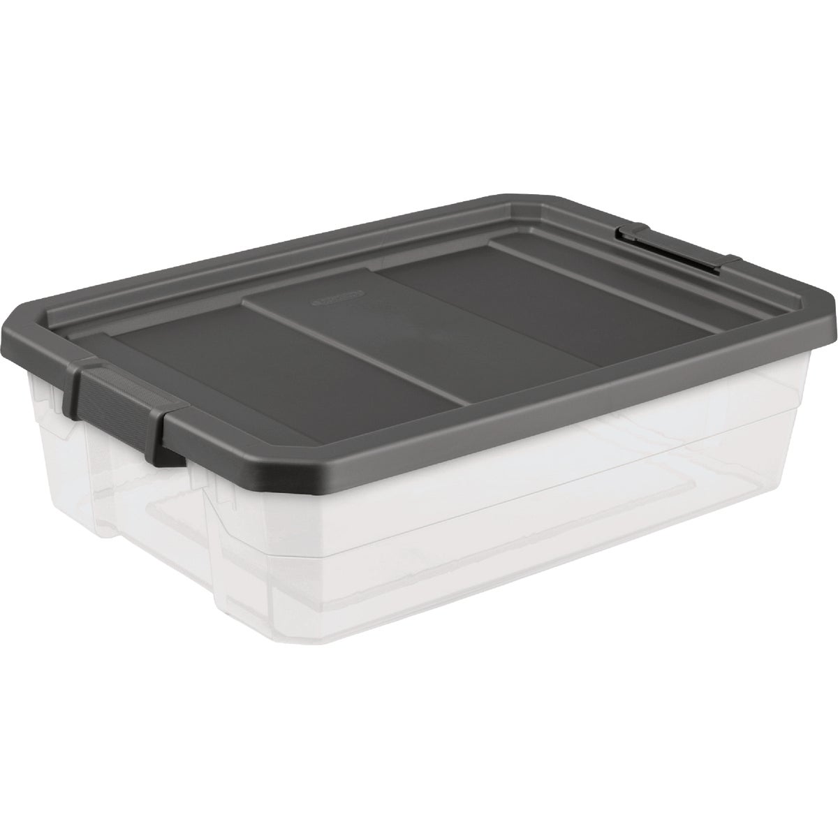 Sterilite 40 Qt./38L Flat Gray Stacker Storage Tote