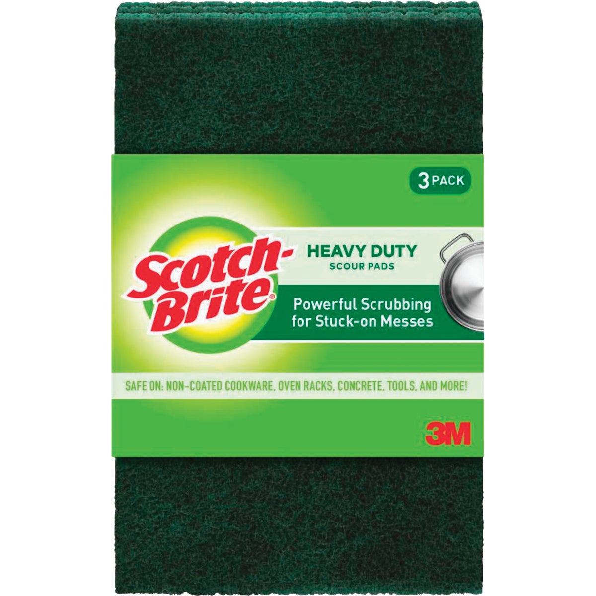 Scotch-Brite Heavy Duty Scouring Pad (3 Count)