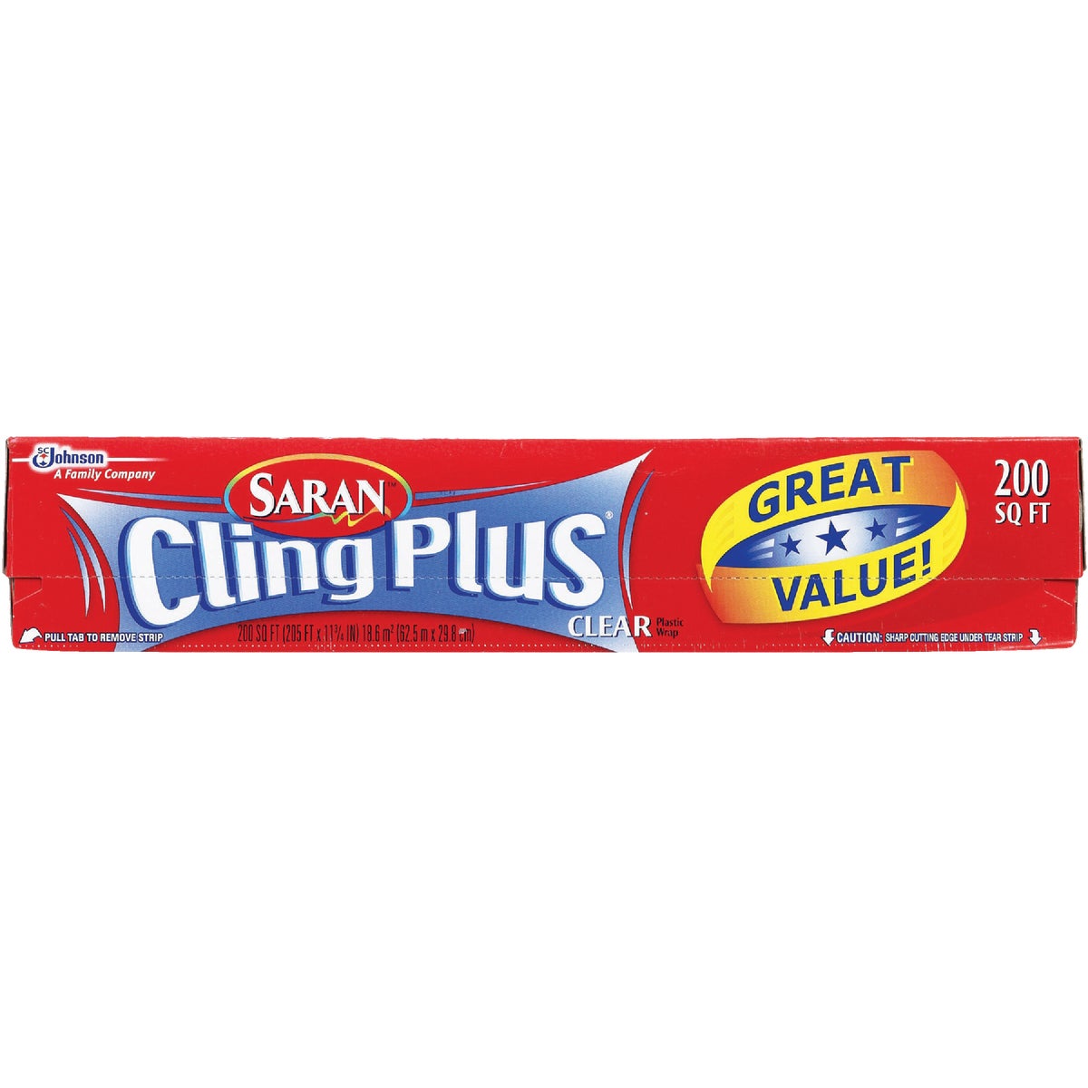 Saran Cling Plus 200 Sq. Ft. Plastic Food Wrap