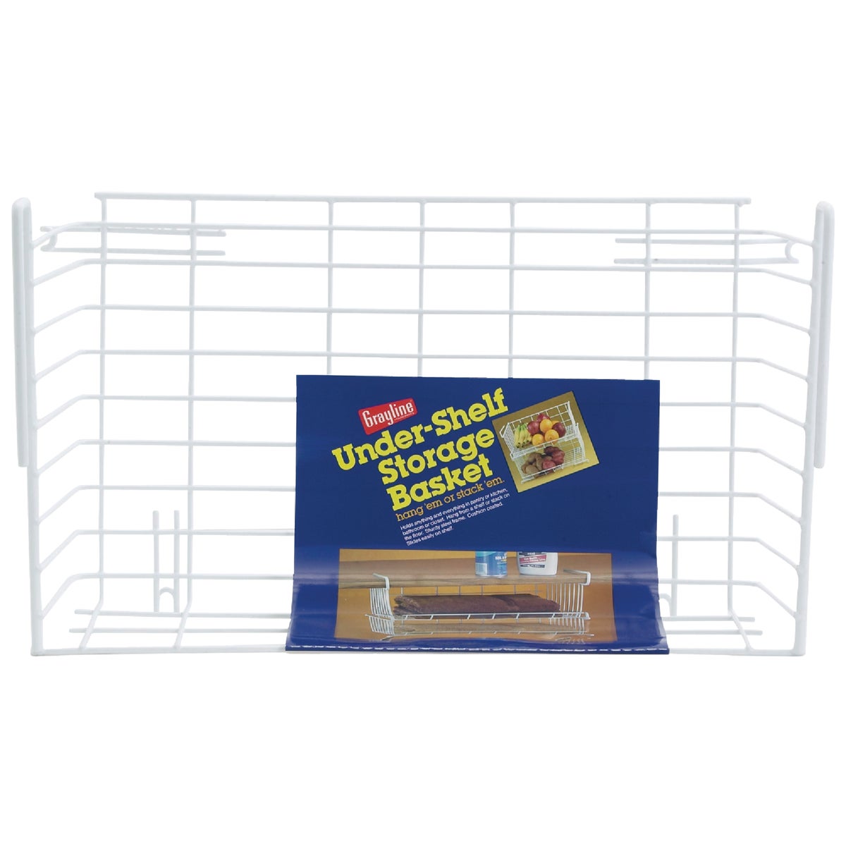 Grayline Undershelf Storage Basket