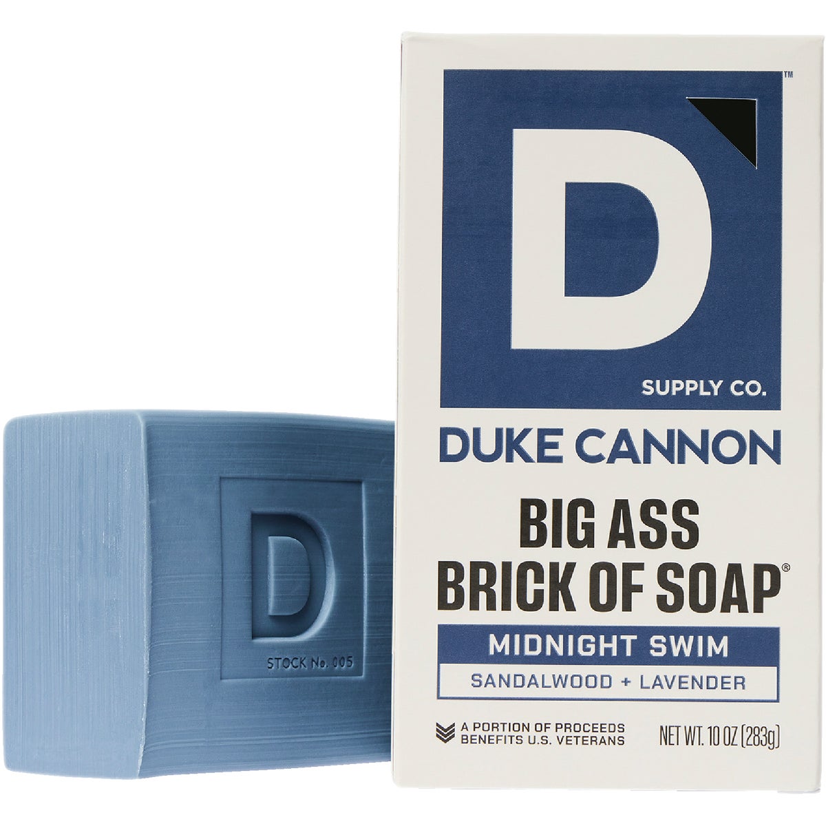 Duke Cannon 10 Oz. Midnight Swim Big Ass Brick of Soap