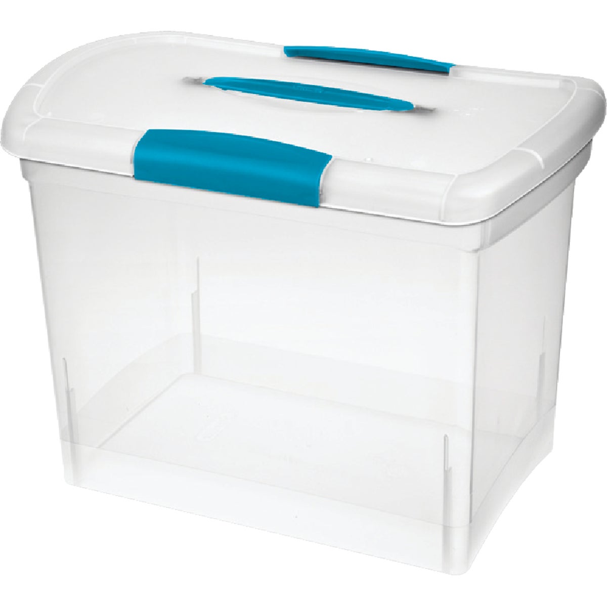 Sterilite ShowOffs 9-1/2 In. x 12-1/4 In. x 14-1/4 In. Clear Storage Tote