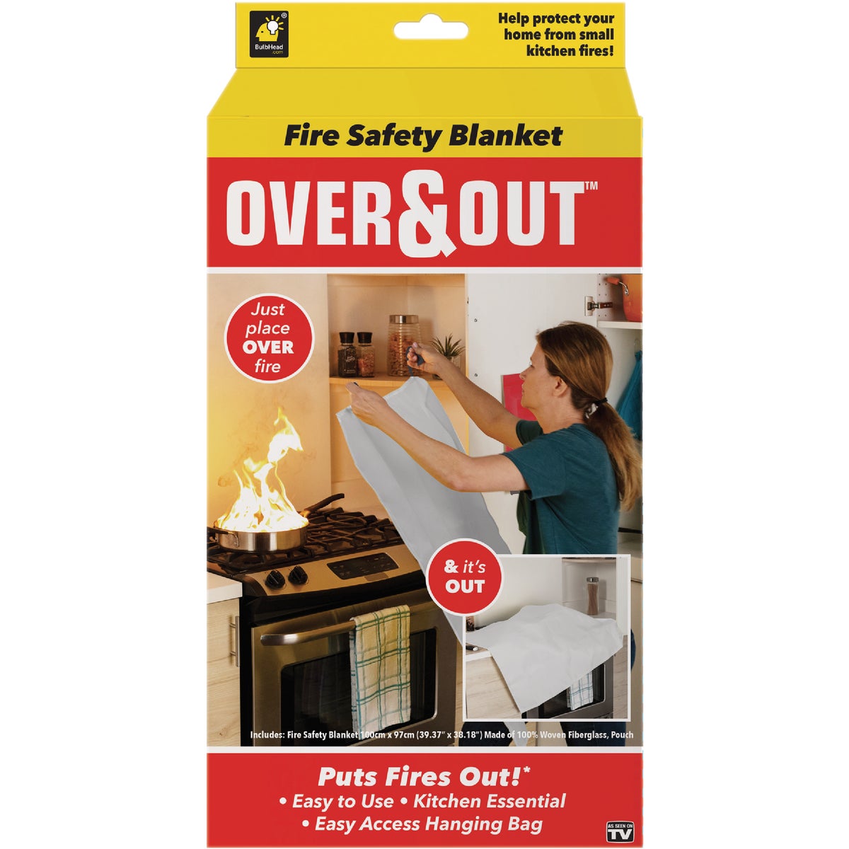 Over & Out Fire Safety Blanket