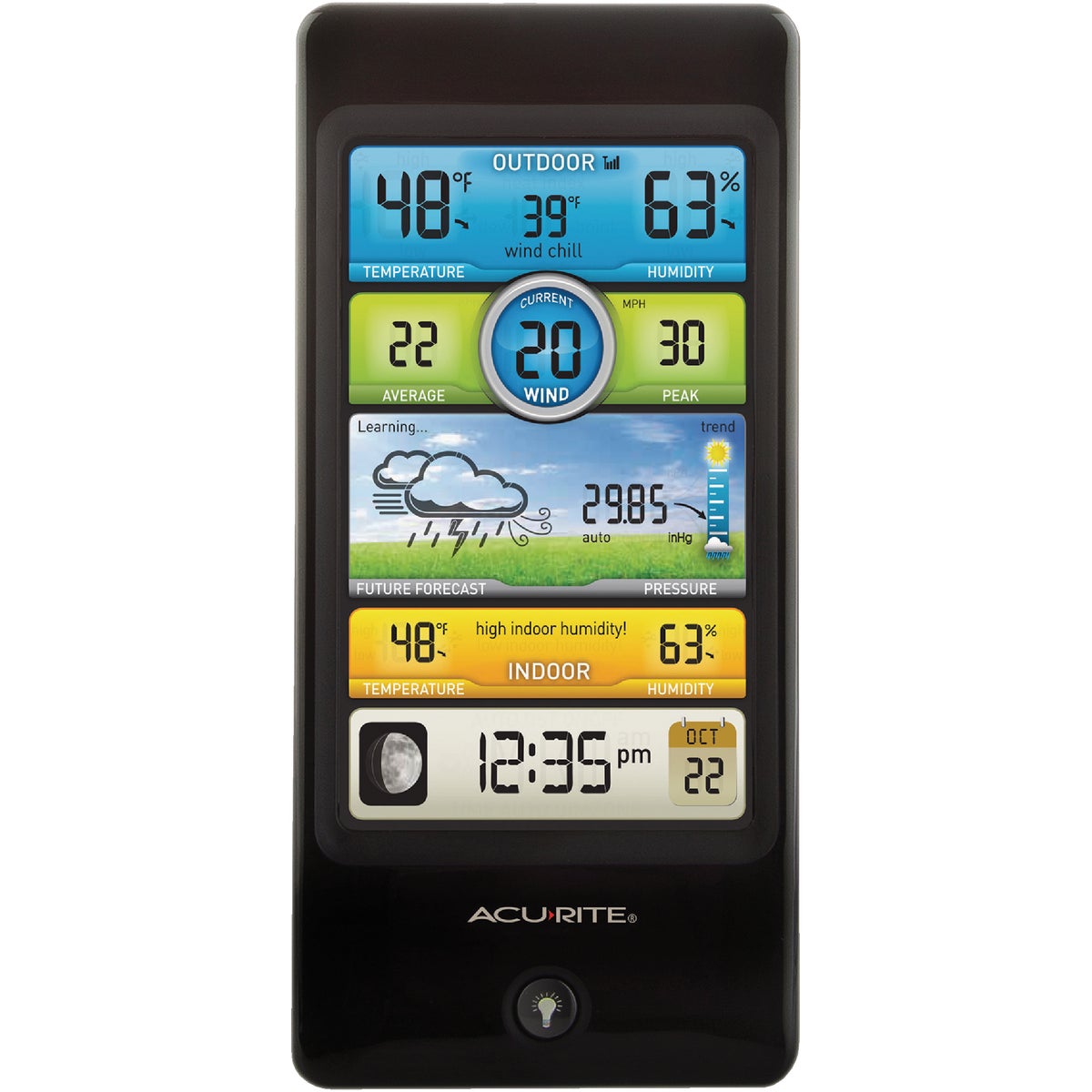 AcuRite Notos 3-in-1 Weather Station with Color Digital Display