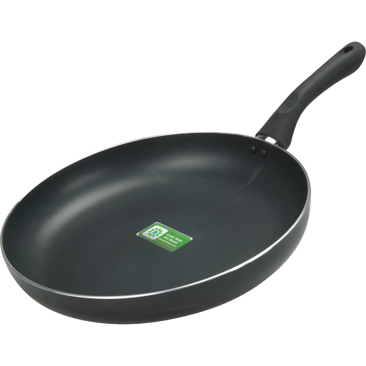 Ecolution Artistry 12.5 In. Black Aluminum Non-Stick Fry Pan