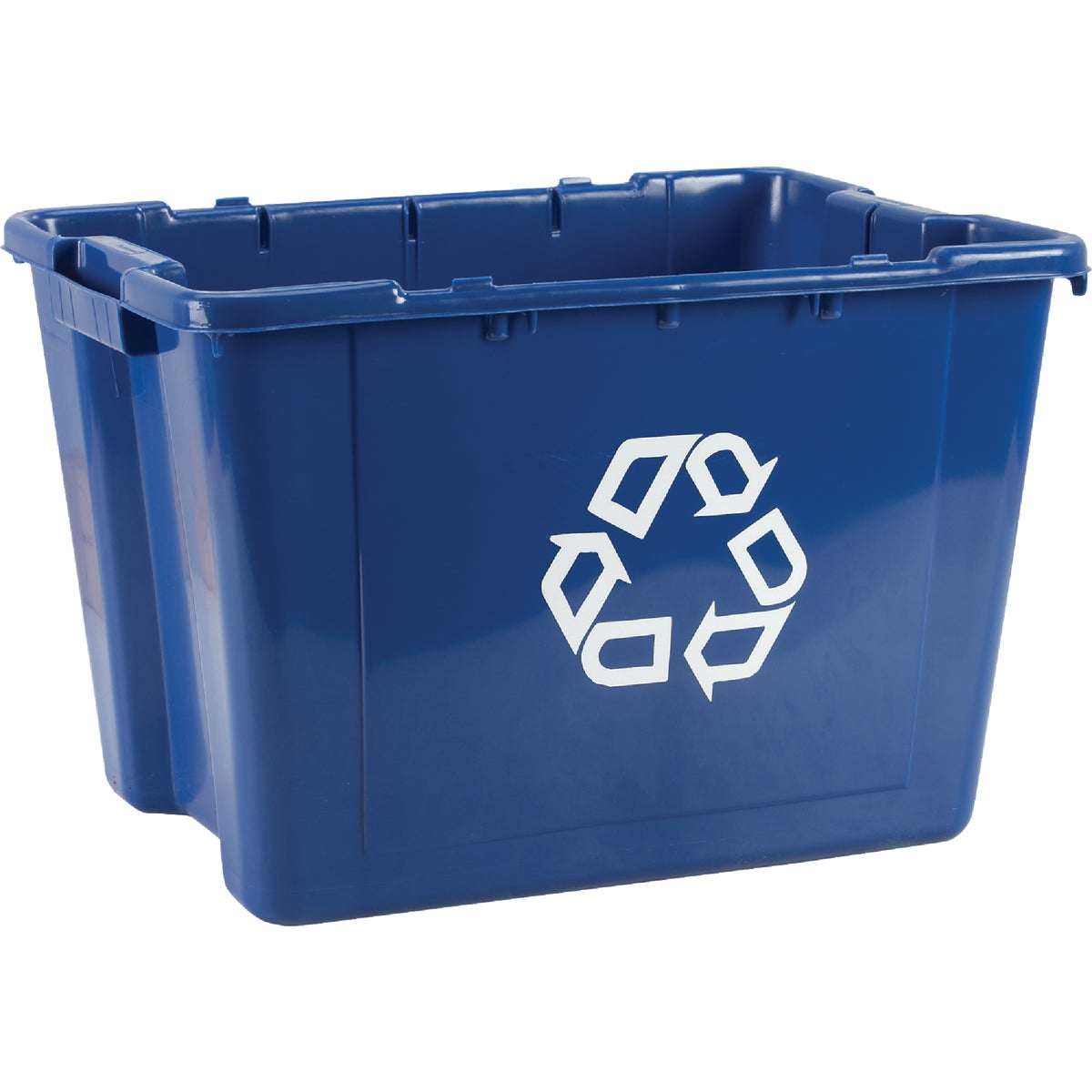 Rubbermaid Commercial 14 Gal. Blue Recycling Box