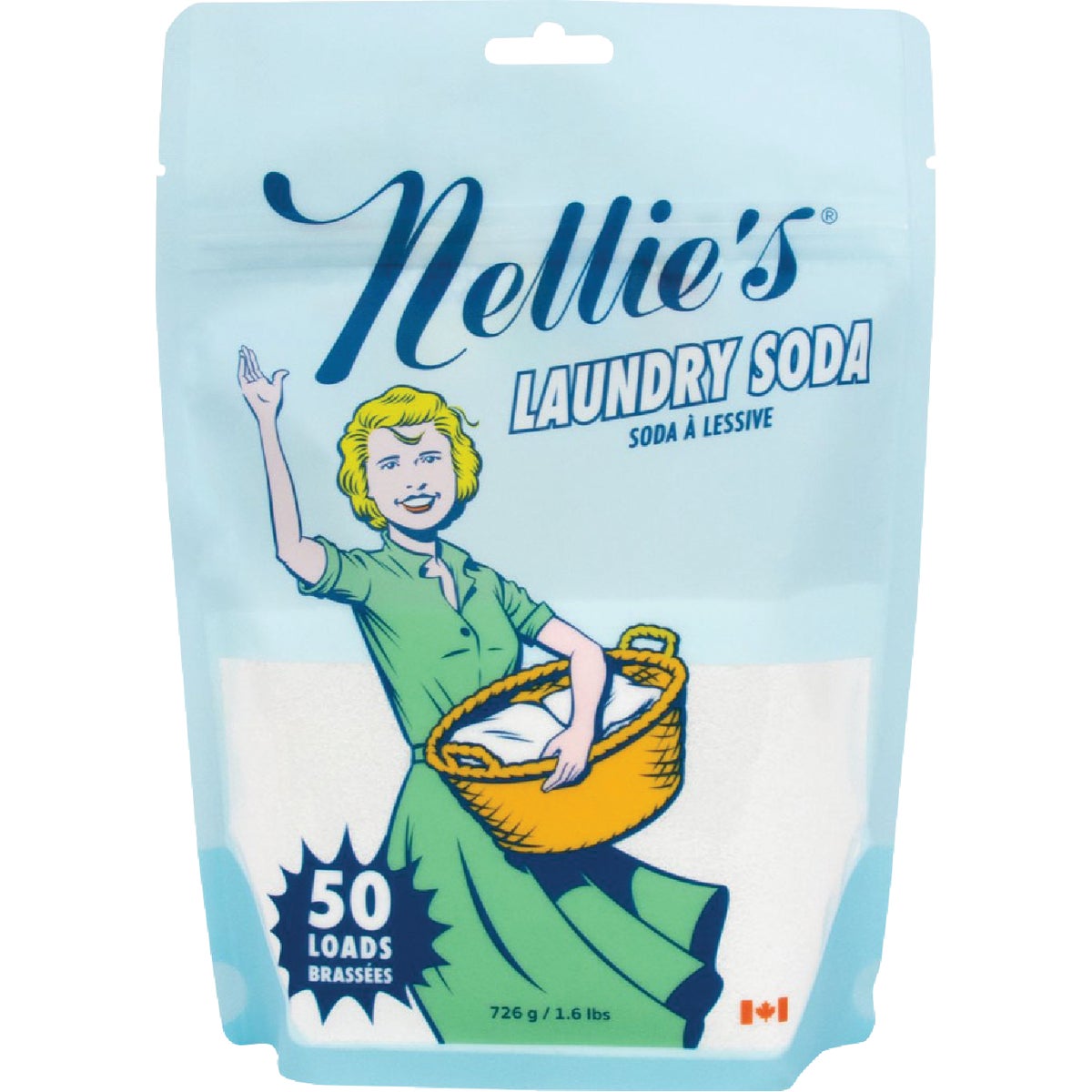 Nellie's 1.6 Lb. 50 Load Powder Laundry Soda Detergent