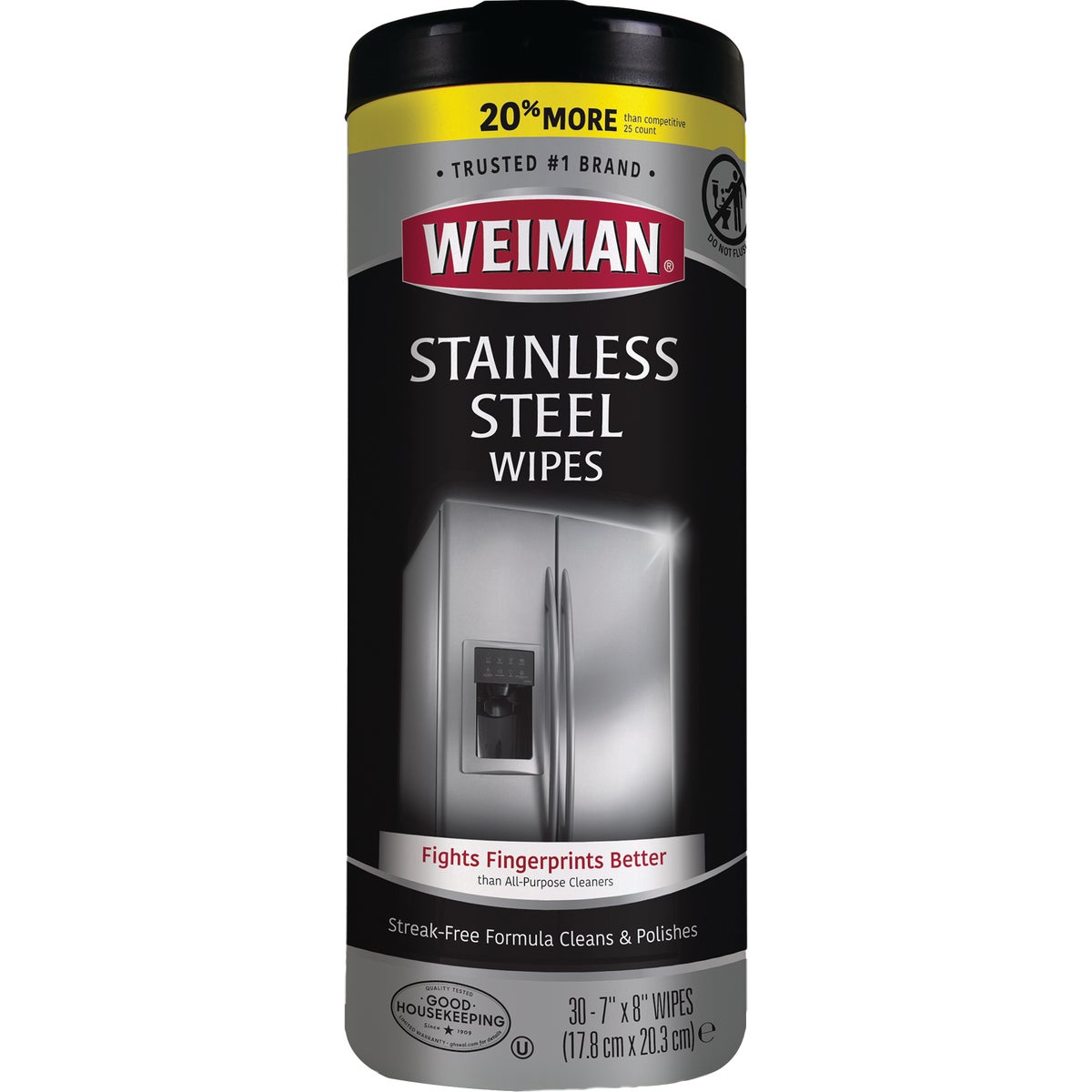 Weiman 3.25 In. x 8 In. Stainless Steel Wipes (30-Count)