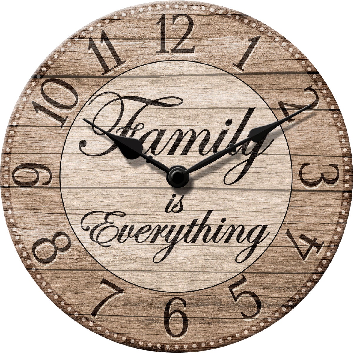 Westclox 11 In. Family Is Everything Wall Clock