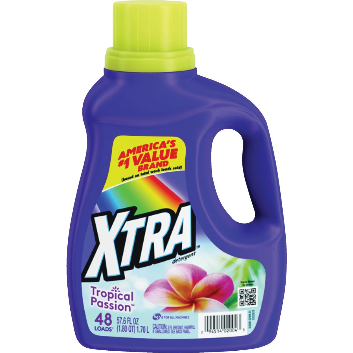 Xtra 57.6 Oz. Tropical Passion Liquid Laundry Detergent