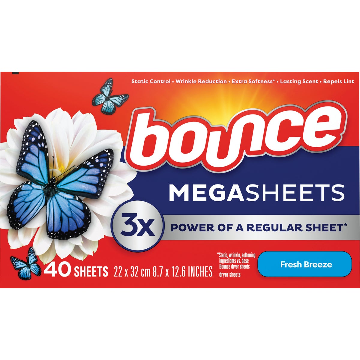 Bounce WrinkleGuard Mega Dryer Sheets (40-Count)